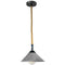Cone shape Brushed Silver Hemp Rope Lamps~1090