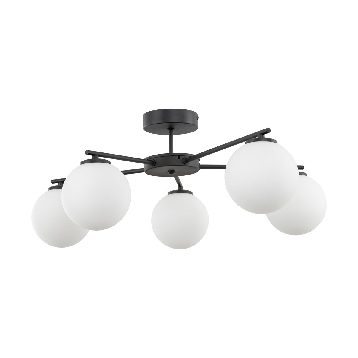 ELTON Black Scandinavian Ceiling Lamp for Living Room, Bedroom & Hallway