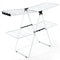 2-Tier Foldable Clothes Drying Rack with Adjustable Gullwing