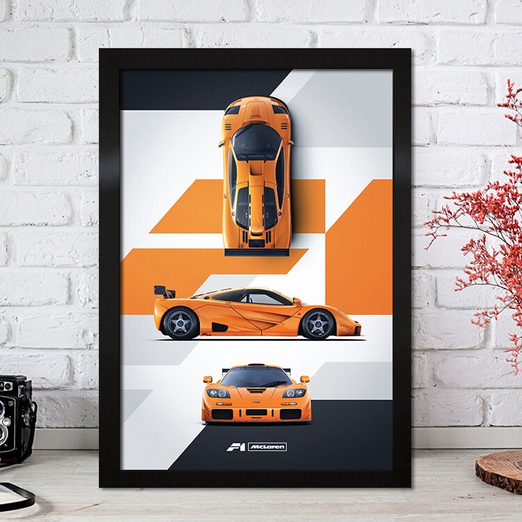 Poster Formel 1 Rennfahrer Legenden Rennwagen I Deko Print ohne Rahmen 
