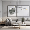 HELIX Black Minimalist Pendant Light 4  (Clearance)