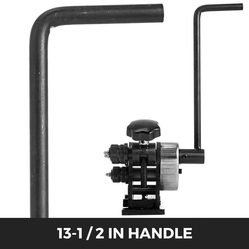 VEVOR 1-1/2\" Tubing Rolling Bender Manual Square & Rectangular Tube Bender 14 Gauge Roller Tubing Roller Flat Bar Bender For Mild Steel Cooper & Aluminum