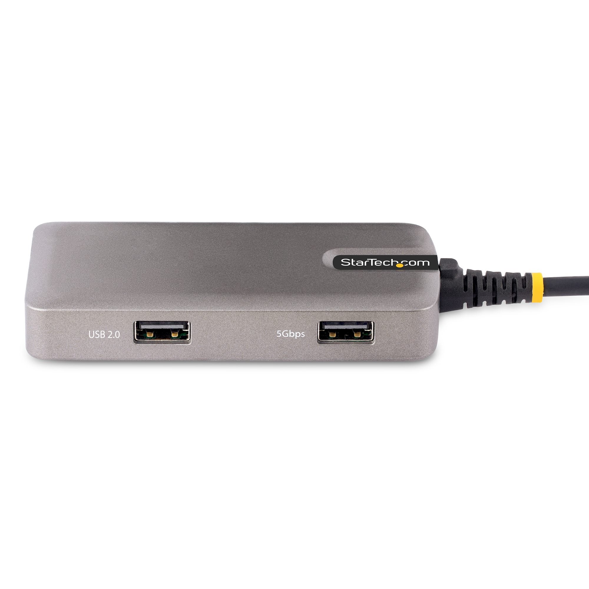 USB-C Multiport Adapter, 4K 60Hz HDMI w/HDR, 3-Port USB Hub, 100W Power Delivery Pass-Through, USB Type C Mini Docking Station, Windows/macOS/ChromeOS/iPadOS/Android 