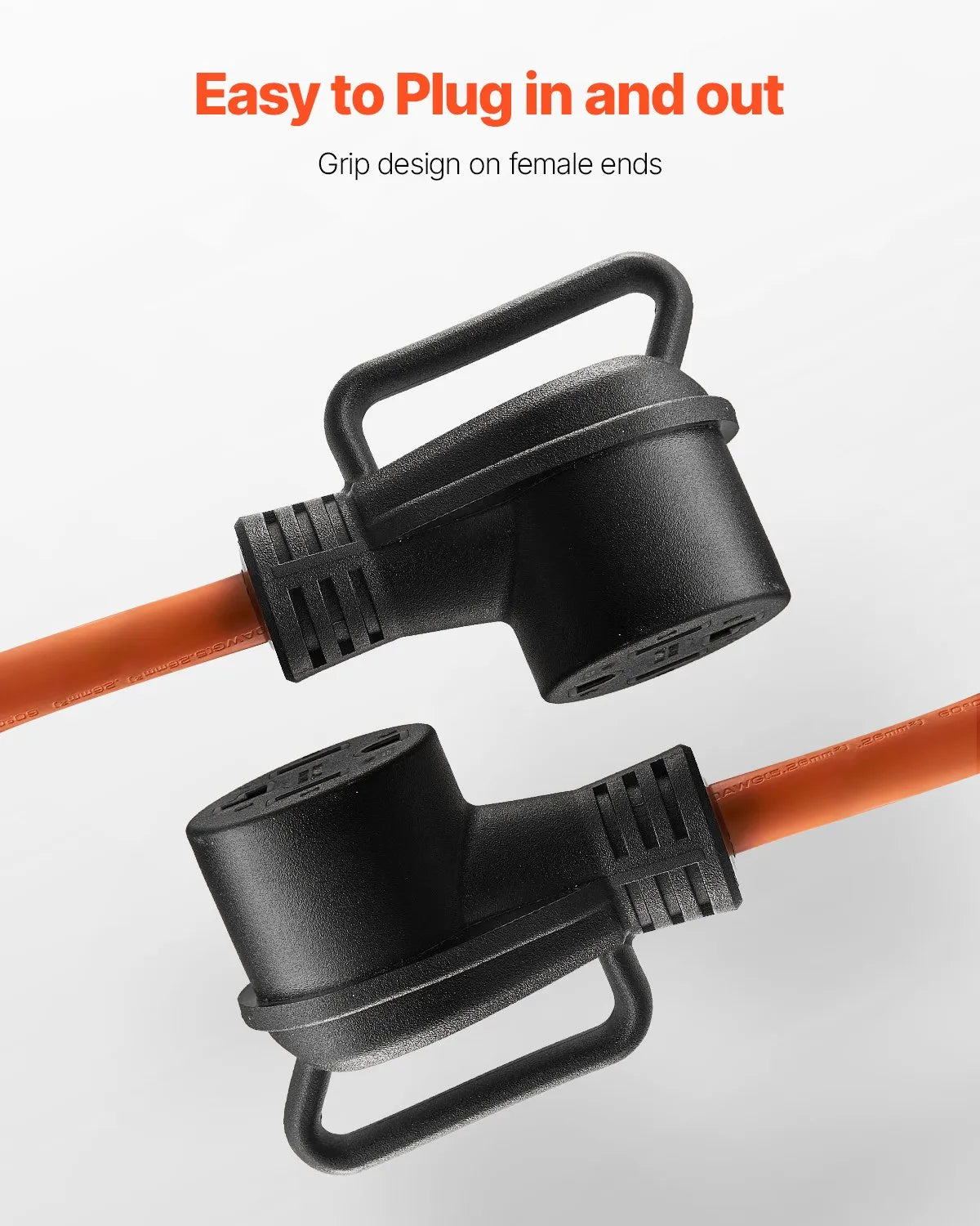 VEVOR 50 ft Dryer Extension Cord 4-Prong NEMA 14-30P to 14-30R Dryer Cord 30A