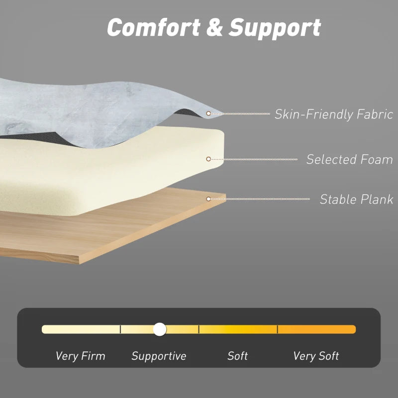 3‑in‑1 Convertible Sofa Bed, Pull Out Sleeper Sofa with USB Charging, Adjustable Backrest, Side Pockets, Light Grey