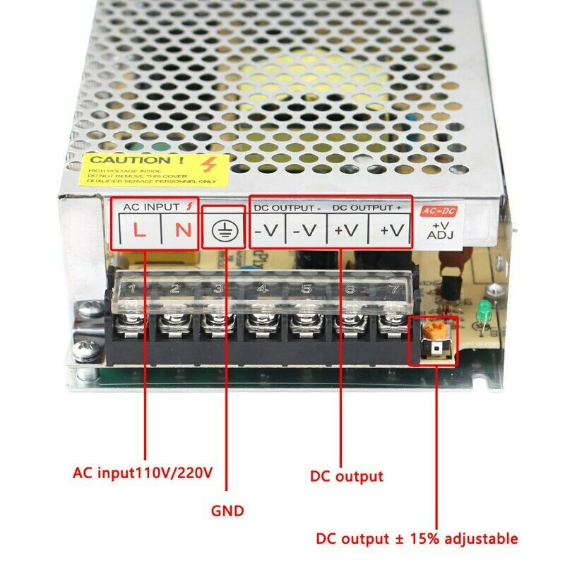 LED Driver Power Supply Transformer Universal Regulated Switching 12v 14ADriver for LED Strip CCTV~1694