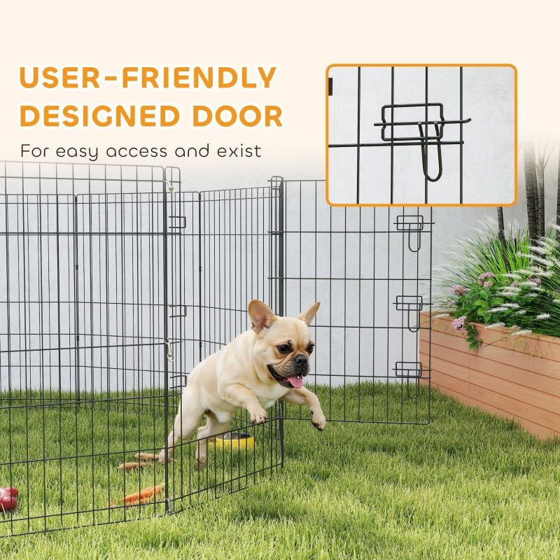 36inch Foldable Metal Exercise Pet Playpen Yard Dog Puppy Kennel Cage 12 Panels
