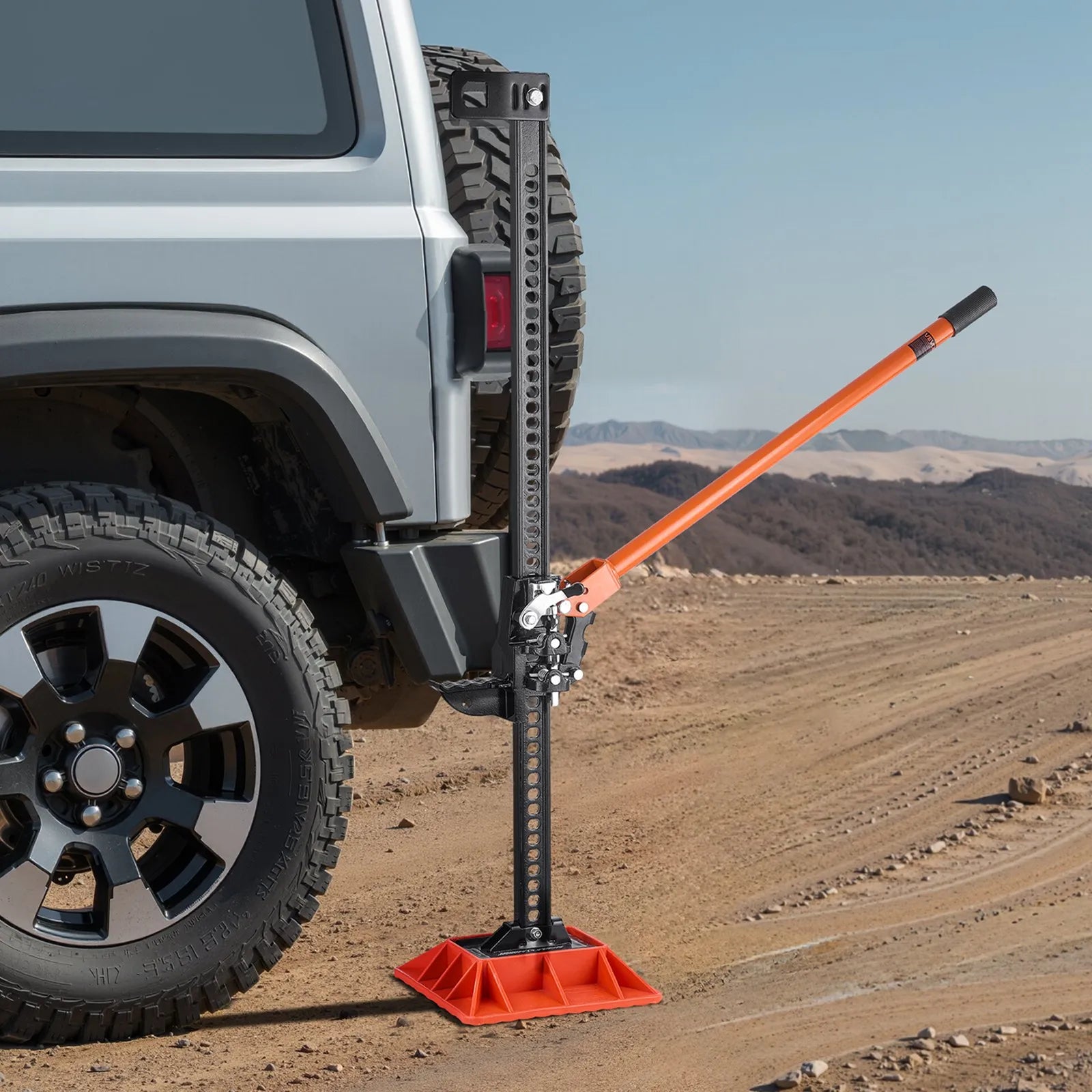 VEVOR 60" Off Road Farm Jack Hoist with Base 7000 Lbs High Lift Tractor Vehicle