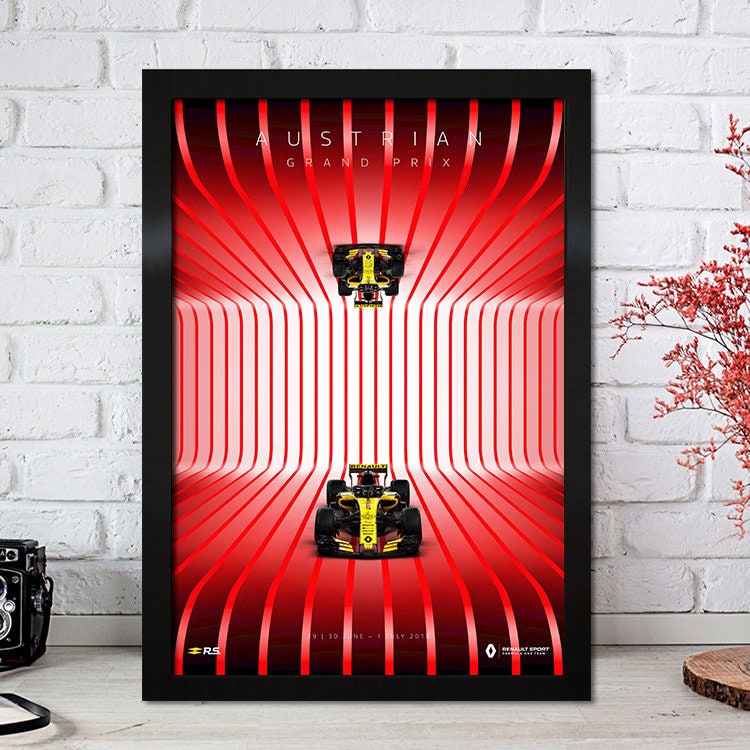 Poster Formel 1 Rennfahrer Legenden Rennwagen I Deko Print ohne Rahmen 