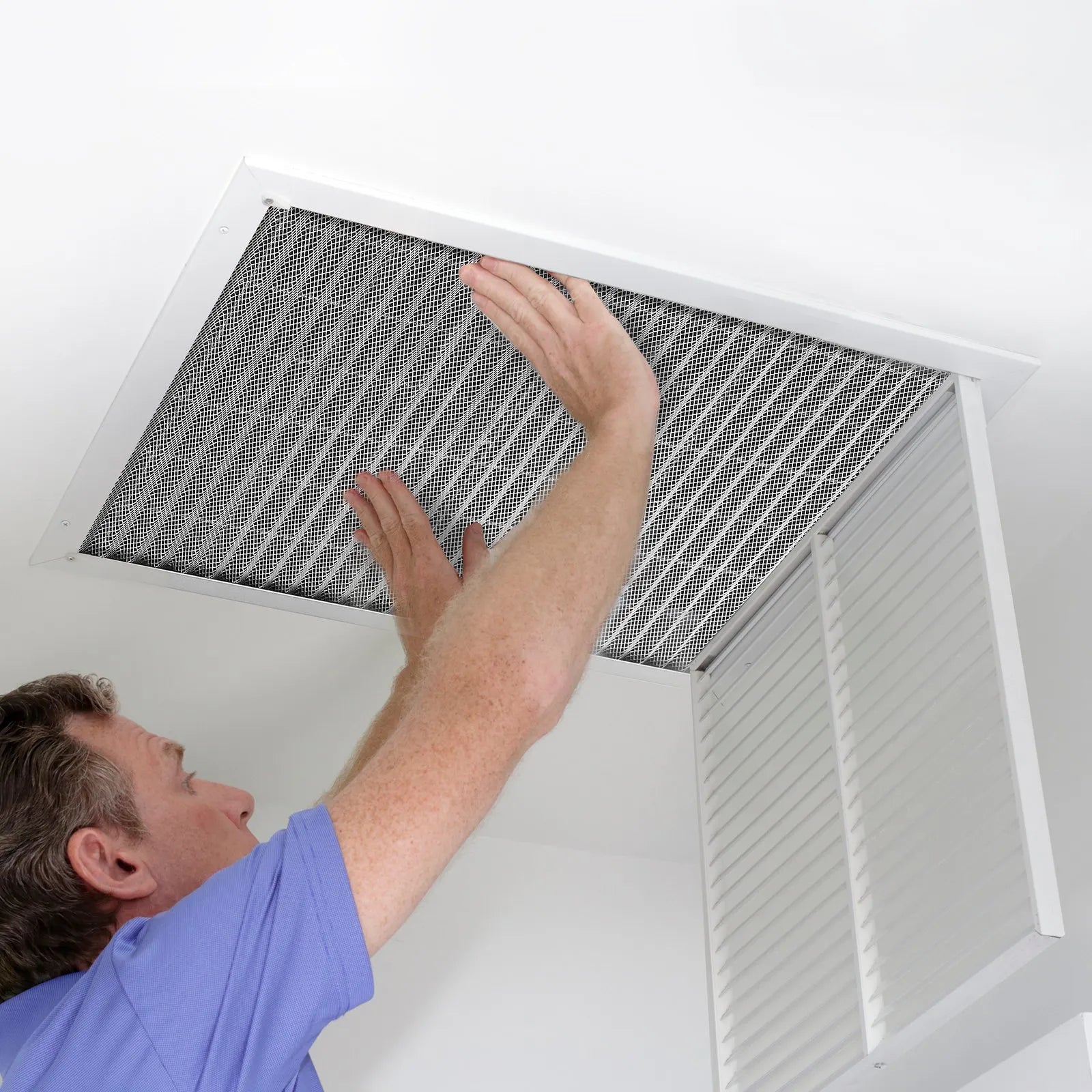 VEVOR 20x25x4 Aluminum Electrostatic Air Filter MERV 8 Actual 19.37x24.37x3.58