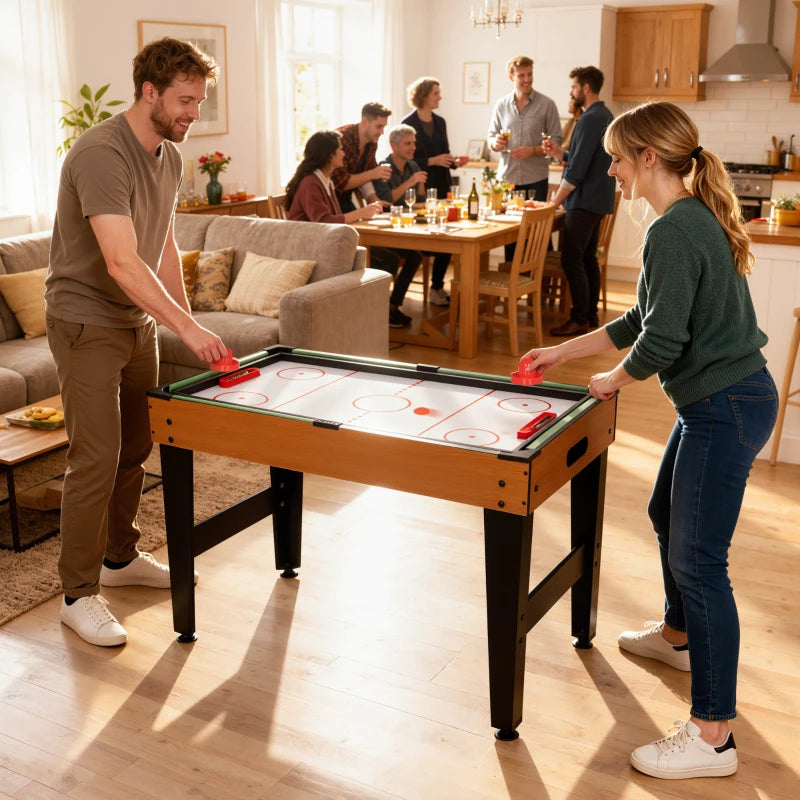Soozier 53 in 5-in-1 Combo Multi Game Table with Foosball, Pool, Hockey, Table Tennis, Basketball for Adults