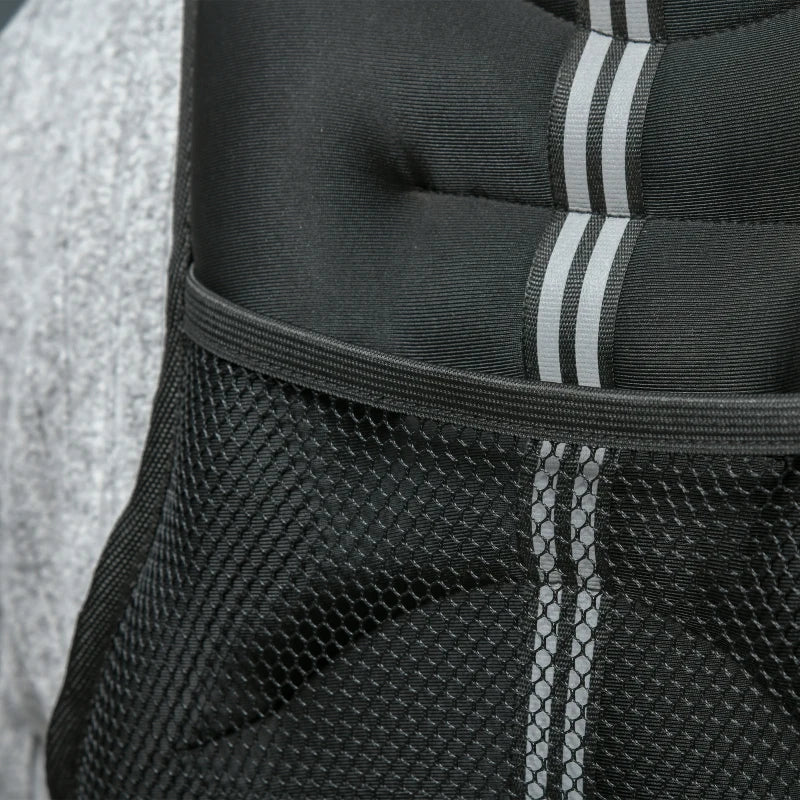 Soozier 11 lbs Weighted Vest, Weight Vest with adjustable Straps, Convenient Pocket and Reflective Strips, Fit for Men Women