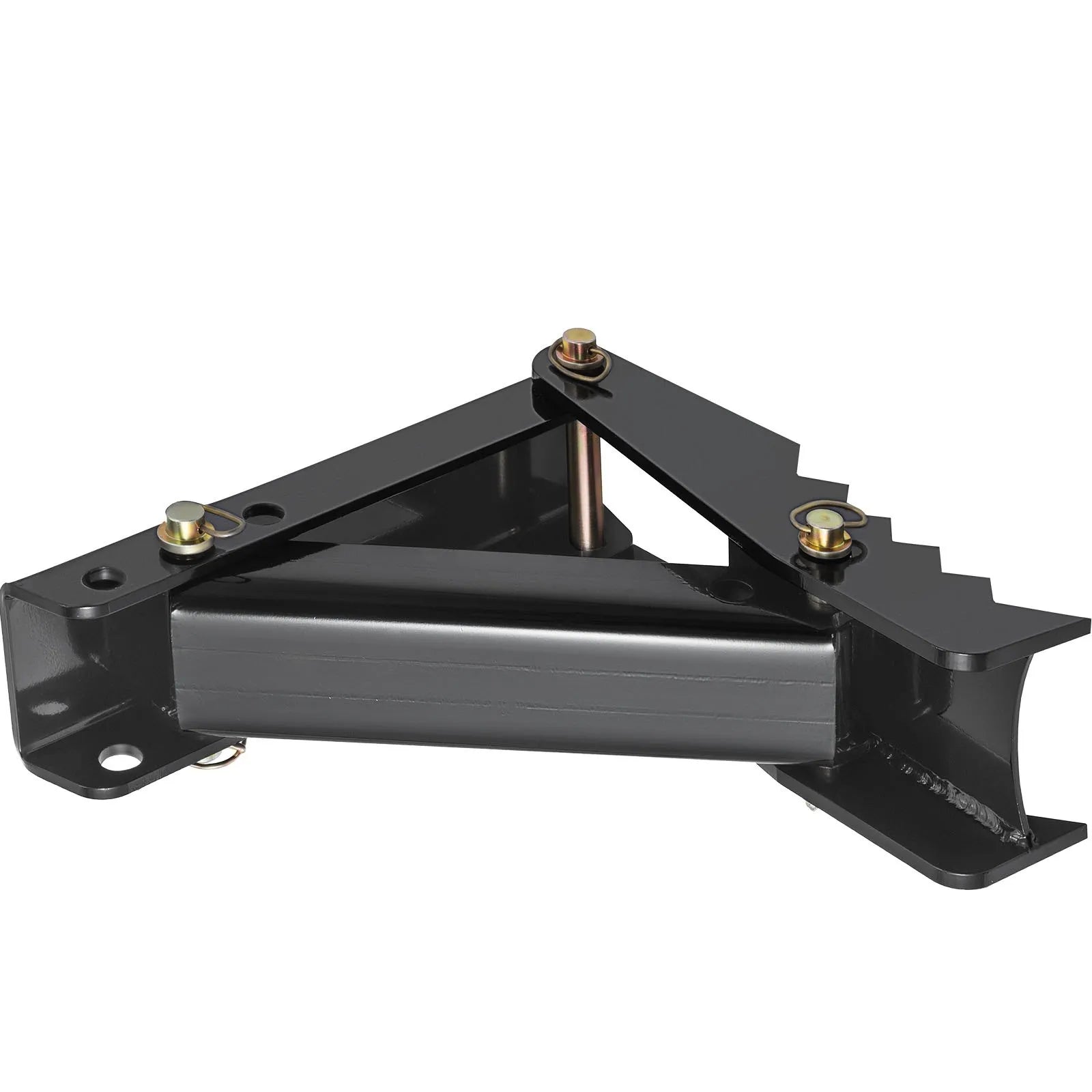 VEVOR 18" Backhoe Thumb, 1/2" Teeth Thickness Heavy Duty Excavator Thumb, Black Steel Weld On Thumb Attachments with 12mm Bolt-On Design Adjustable Mechanical Thumb for Backhoe/Excavator