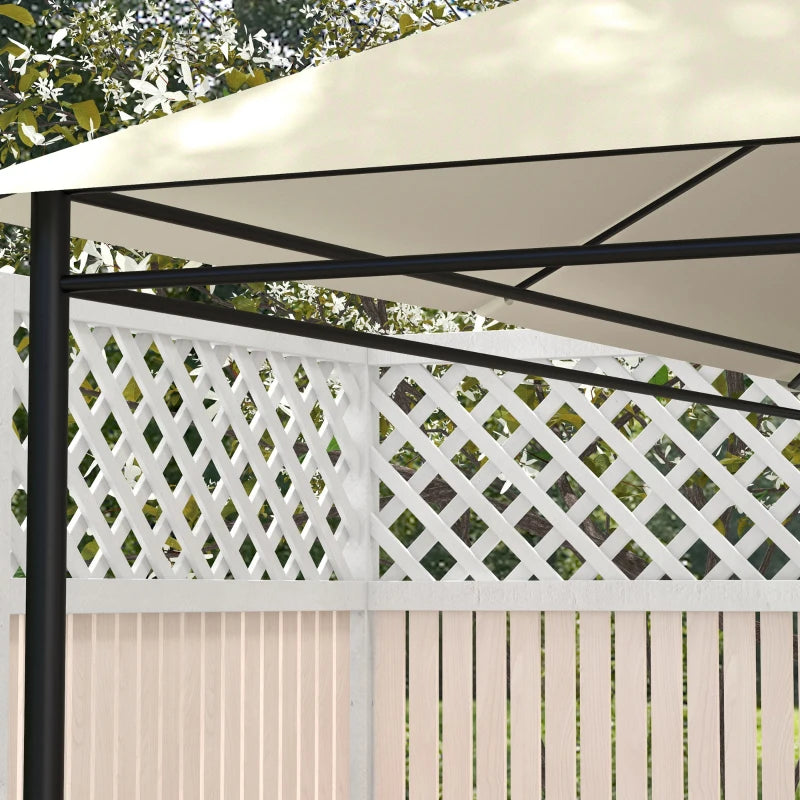 10' x 13' Gazebo Replacement Canopy Cover, Gazebo Roof Replacement (TOP COVER ONLY), Cream White