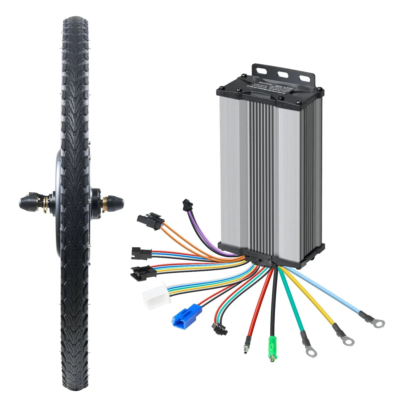 VEVOR 1000W Electric Bike Conversion Kit 48V 26" Front Wheel E-Bike Hub Motor