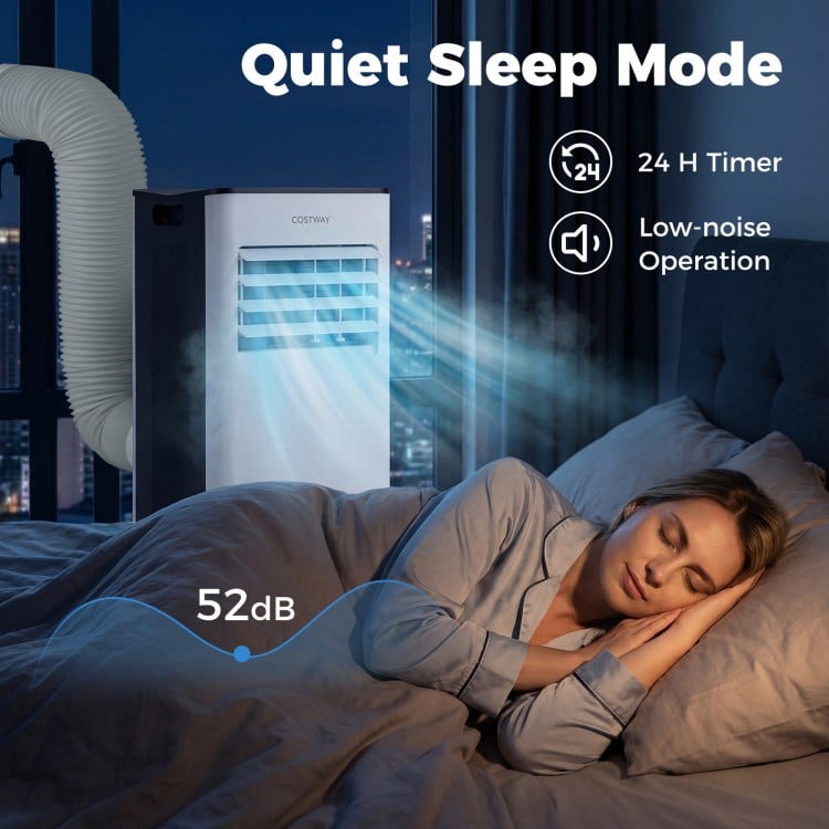 10000 BTU Portable Air Conditioner with Fan and Dehumidifier and LED Display