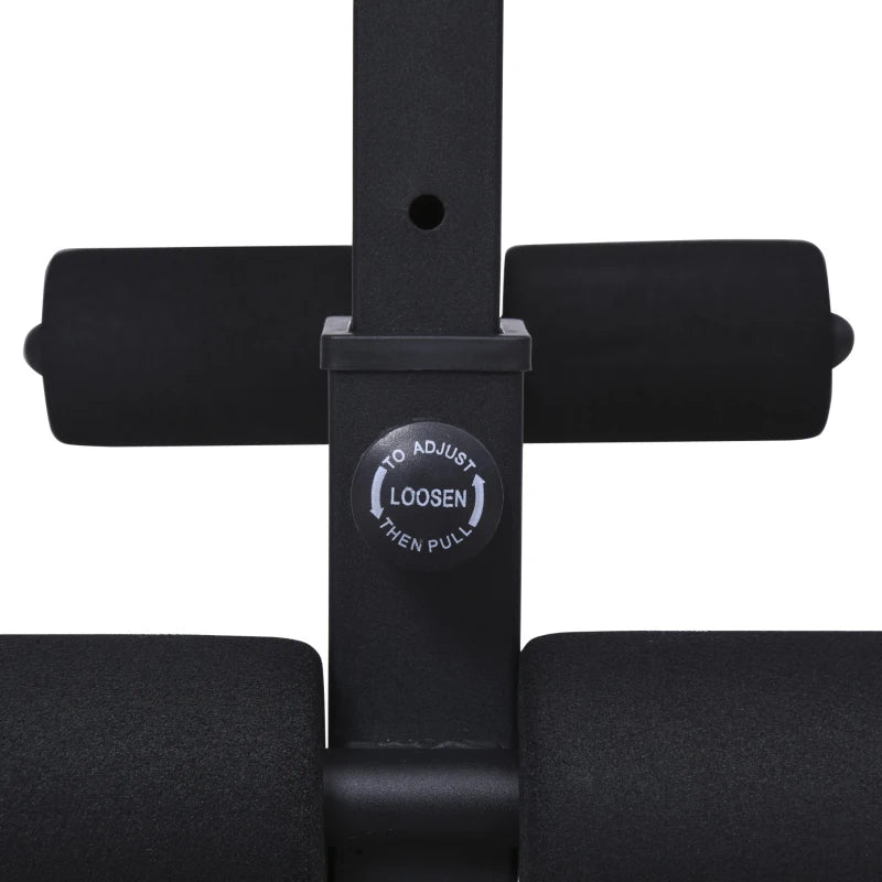 Soozier Adjustable Weight Bench, Sit Up Dumbbell Bench, Multi-Functional Purpose Hyper Extension Workout Bench with Adjustable Seat and Back Angle