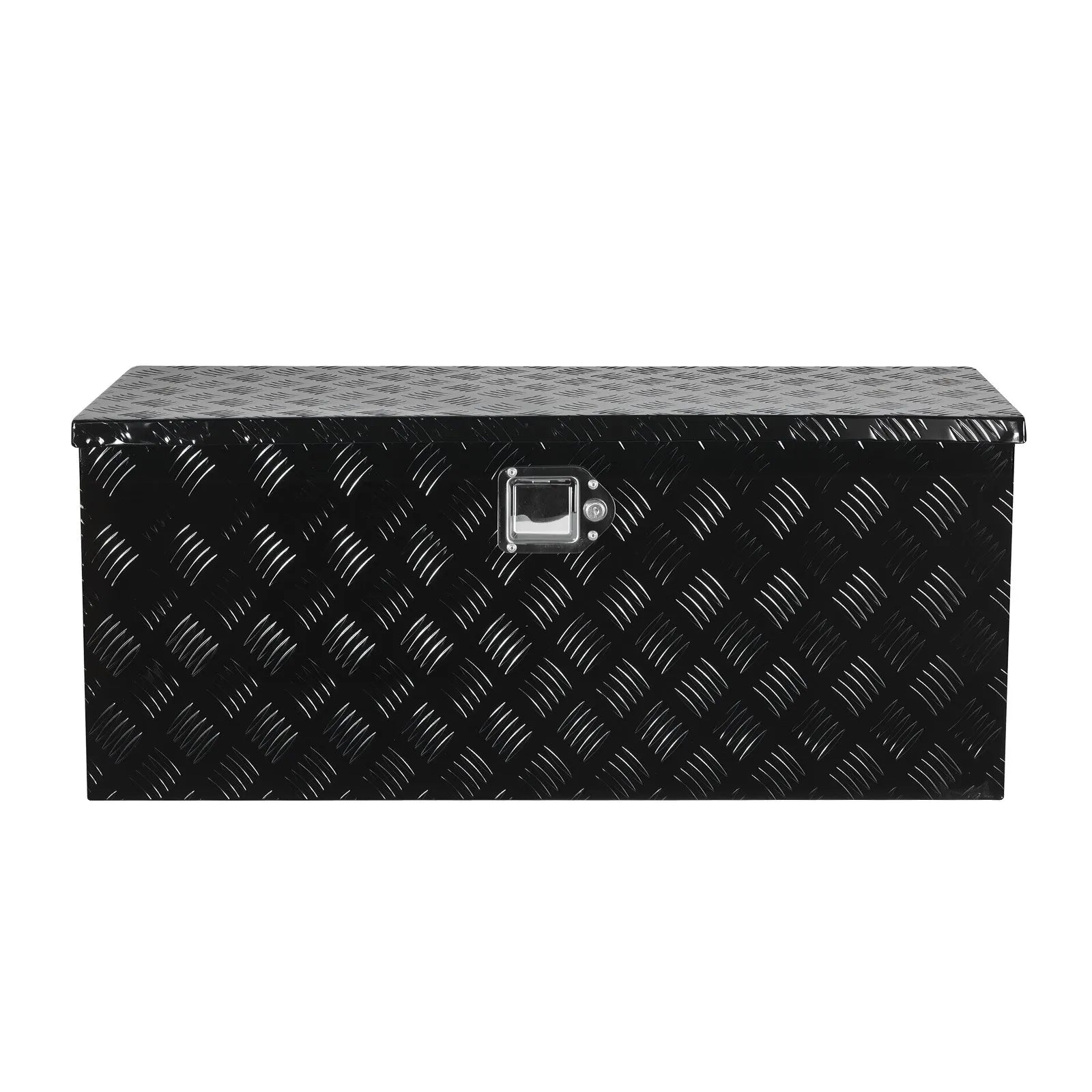 VEVOR 35.4"x14.6"x14.6" Heavy Duty Aluminum Truck Bed Tool Box for Pickup Black