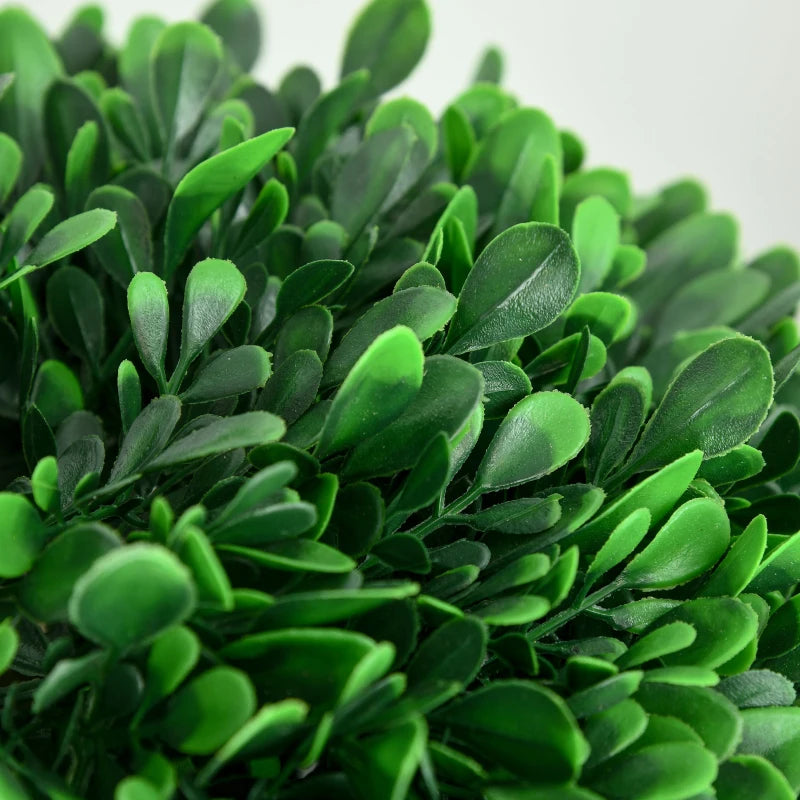 3.6ft Artificial Tree, Triple Ball Boxwood Topiary with Pot and Sandalwood Leaves, for Indoor Outdoor Home