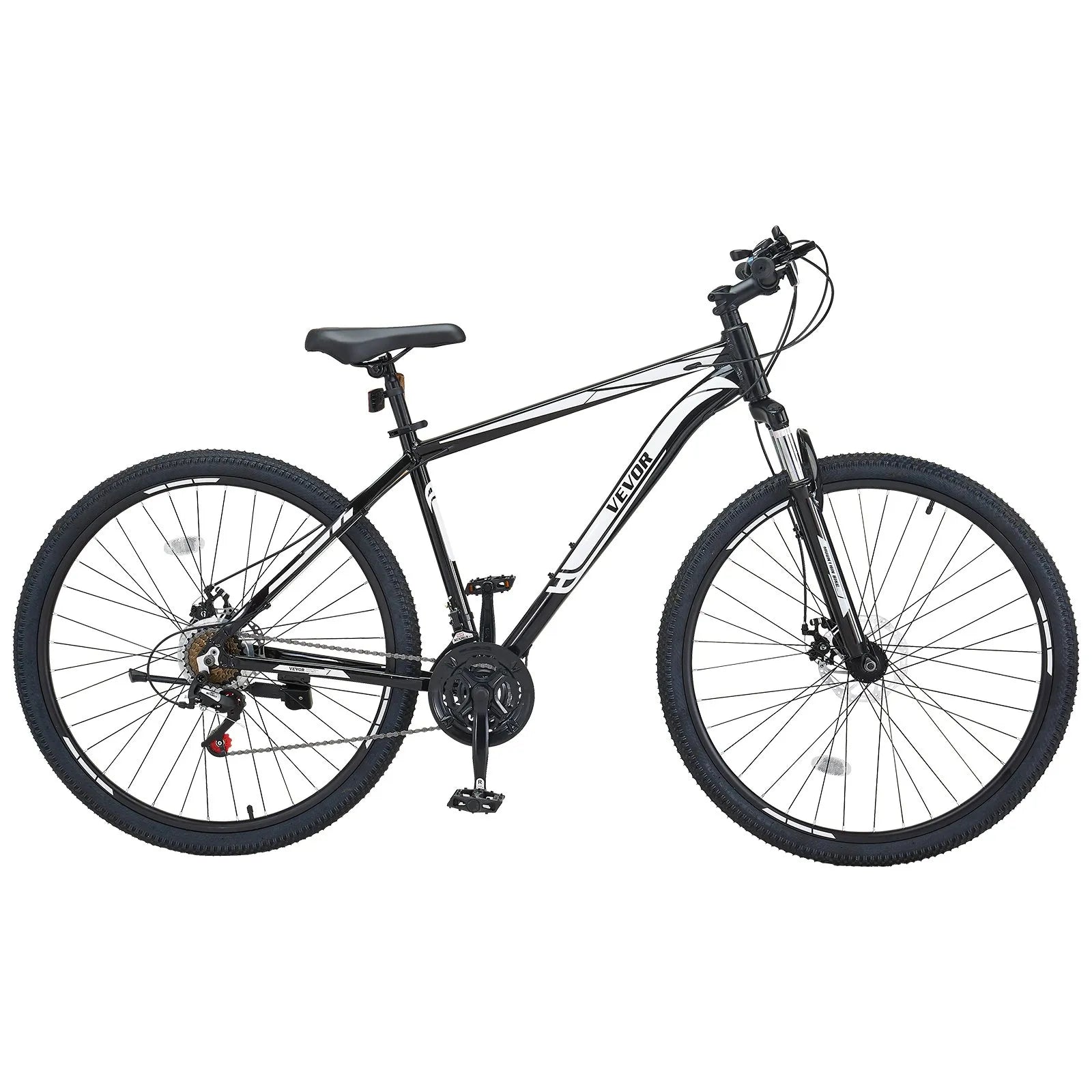 VEVOR 29" Mountain Bike MTB Bicycle Shimano 21 Speed Front Suspension Disc Brake