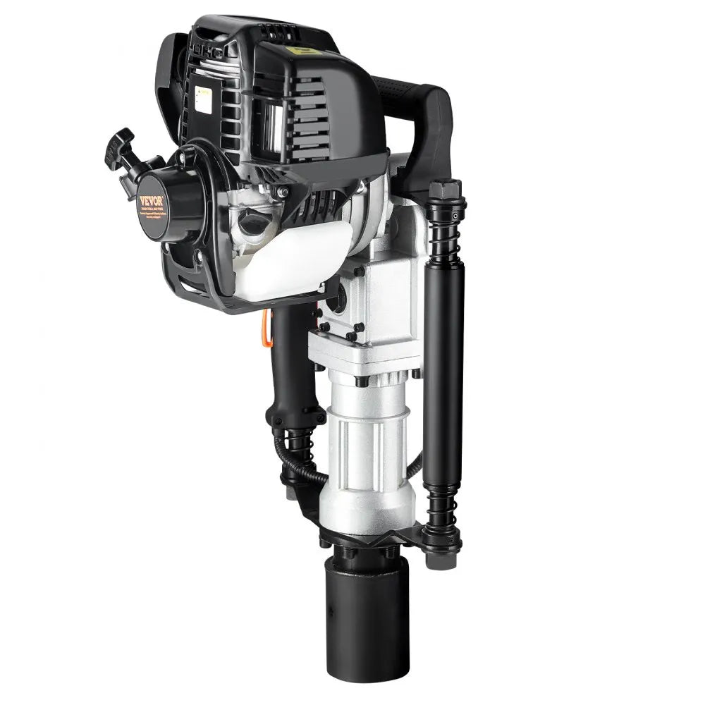 VEVOR 37.77cc Gas-Powered T Post Driver 4-Stroke Fence Piling Pounder w/ 2 Head
