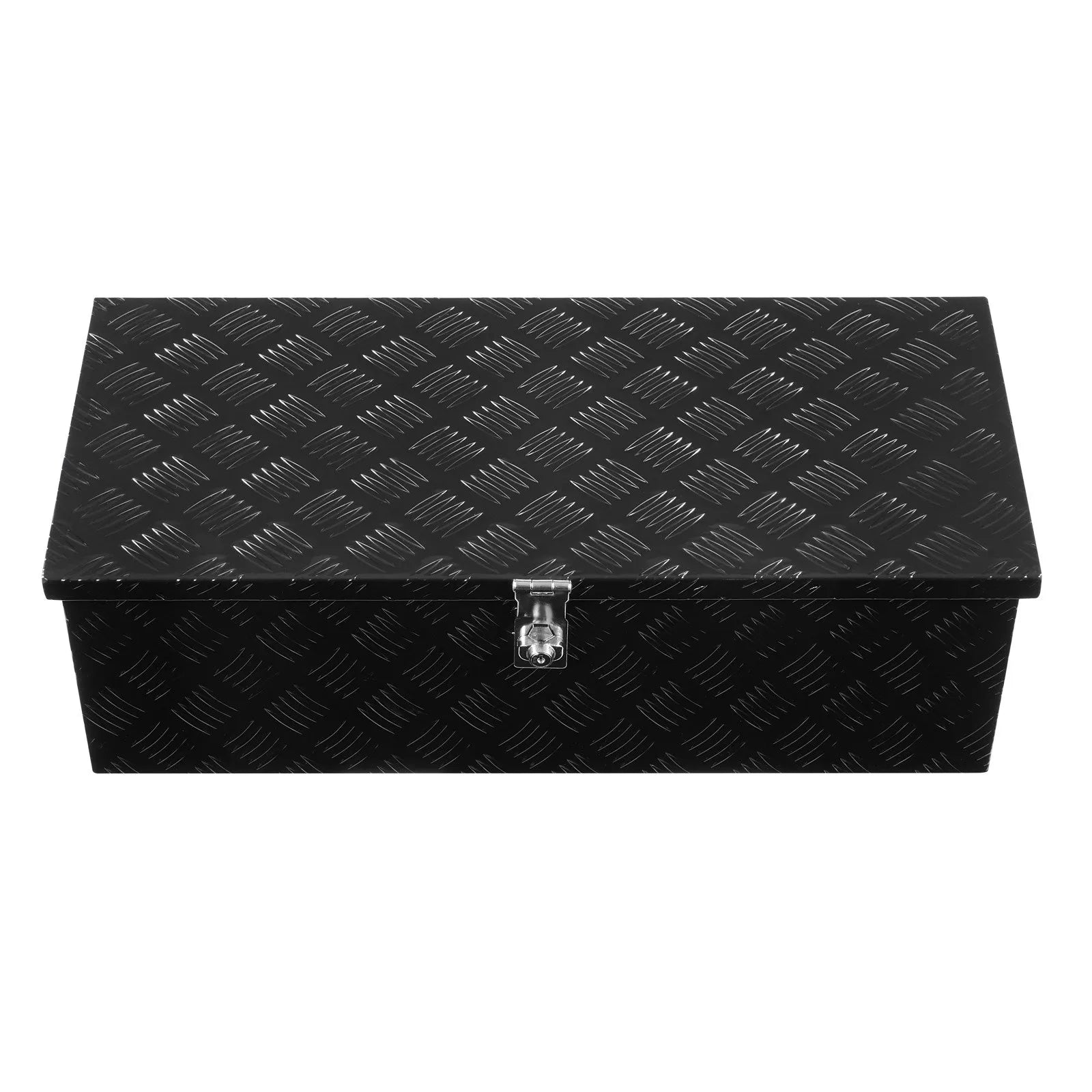 VEVOR 30"x13"x9.6" Heavy Duty Aluminum Truck Bed Tool Box for Pickup RV Black