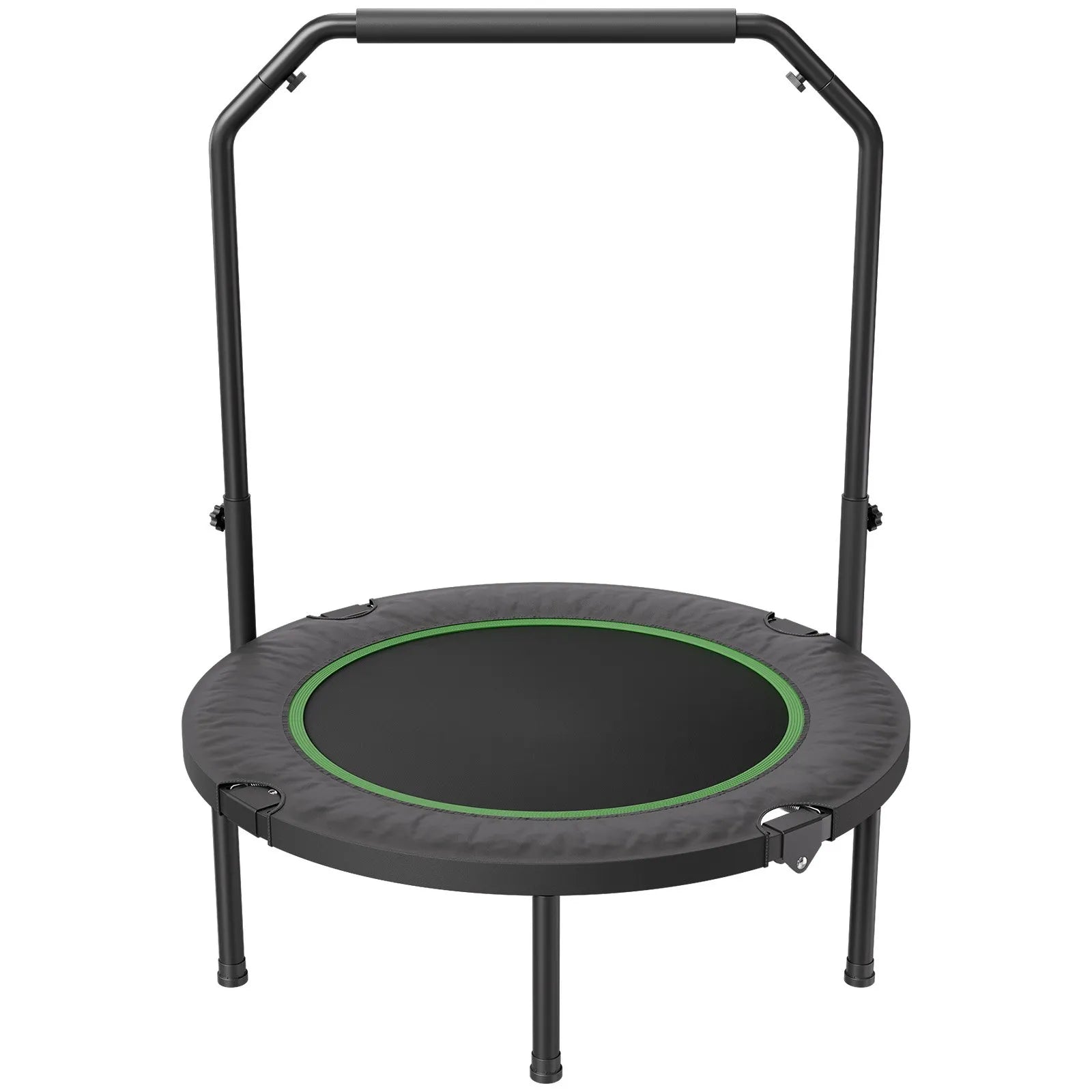 VEVOR 40" Foldable Mini Fitness Trampoline Adults Exercise Rebounder with Handle