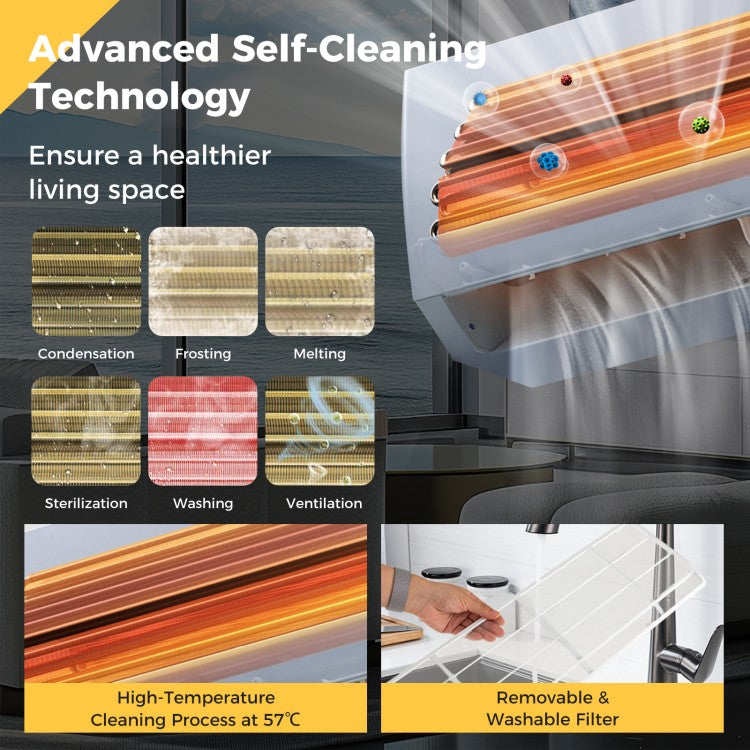 Ultra-Quiet 24000 BTU Mini Split with Sleep Mode, ENERGY STAR 21 SEER2