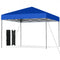 10 x 10 Ft Pop-Up Canopy Tent with Carrying Bag & Stakes – Easy Setup Outdoor Shelter