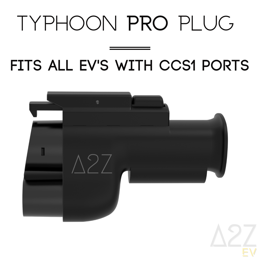 A2Z EV NACS Charger to CCS1 Vehicle | DC | Compatible with Superchargers | The Typhoon Pro 