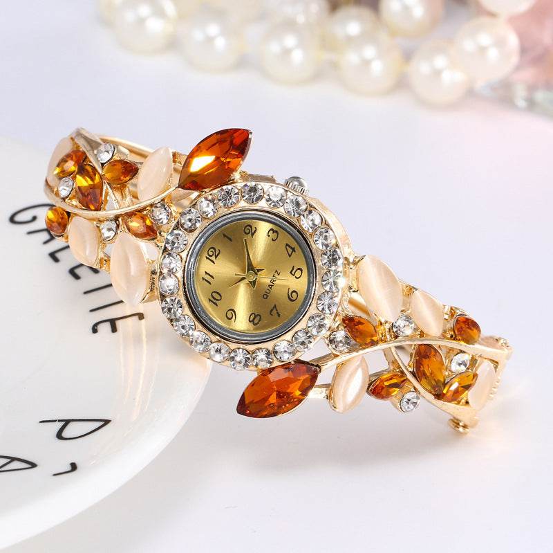 Diamond ladies fashion bracelet women watch 