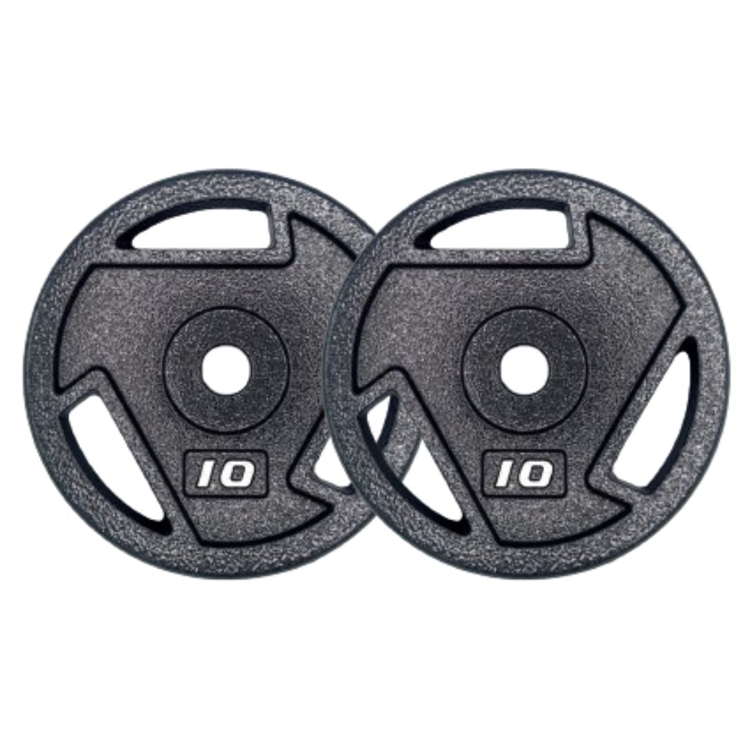 HAJEX Tri Grip Cast Iron Weight Plates 