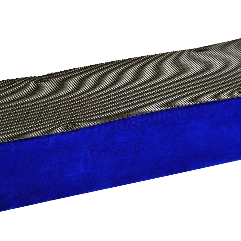 Soozier 7ft Folding Balance Beam, Gymnastics Beam with Wood Core, Blue