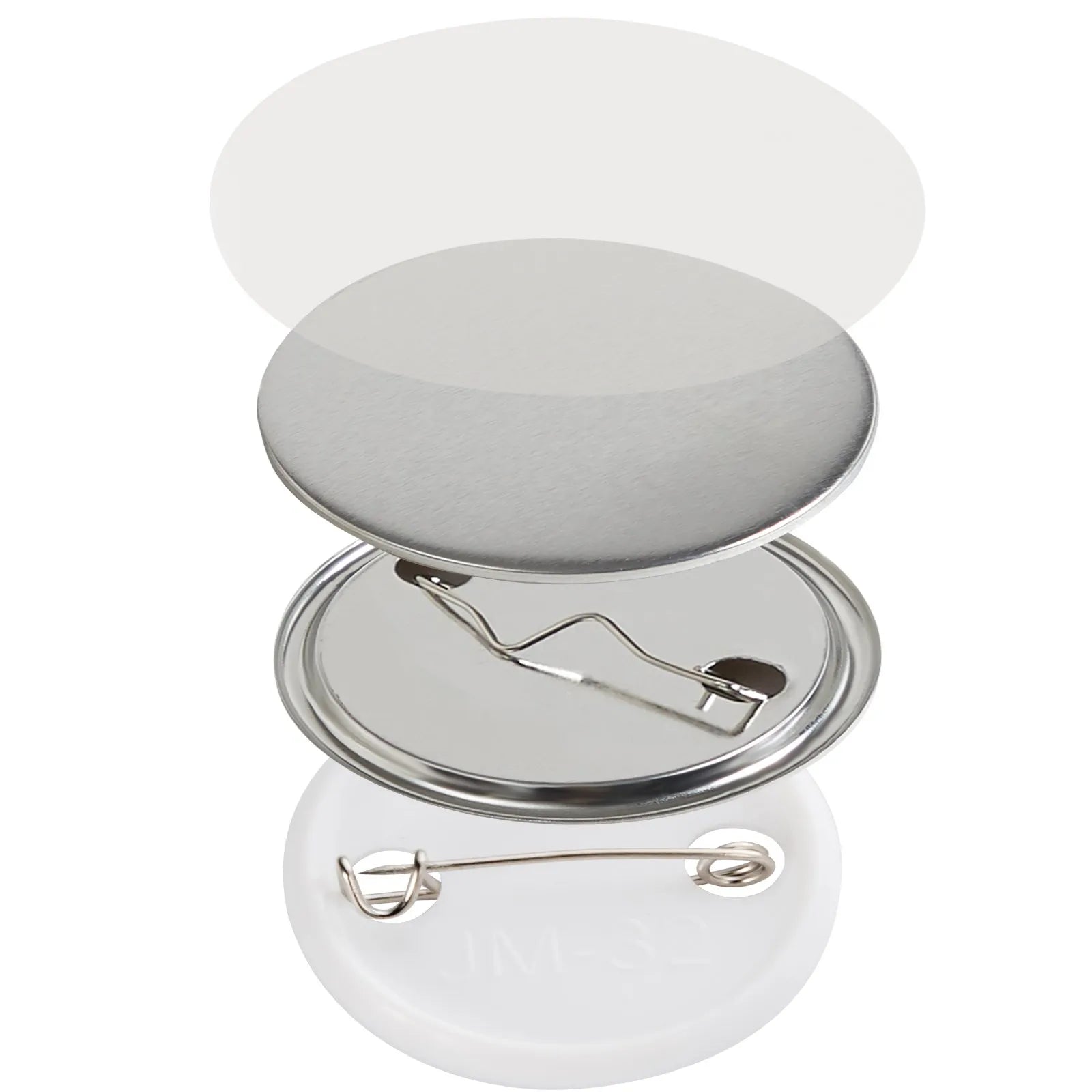 VEVOR 1.25" 32mm Button Badge Parts Supplies for Button Maker Machine 500 Sets