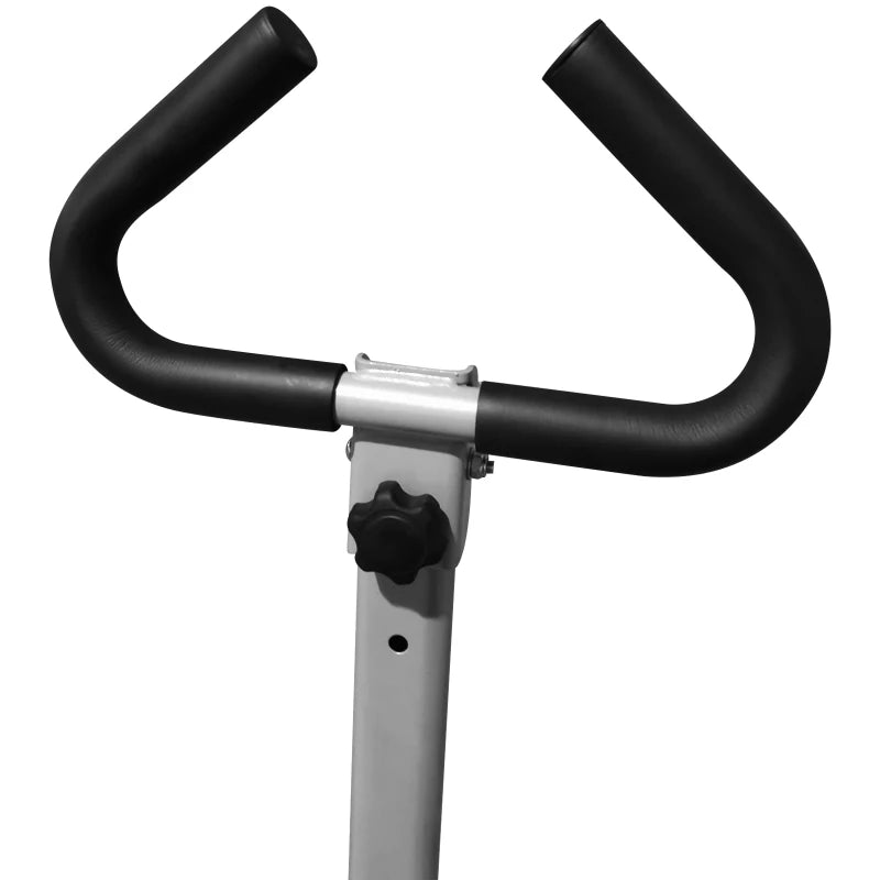 Soozier Height Adjustable Stair Stepper, Stepper Exercise Machine with Handlebar, LCD Monitor, Black