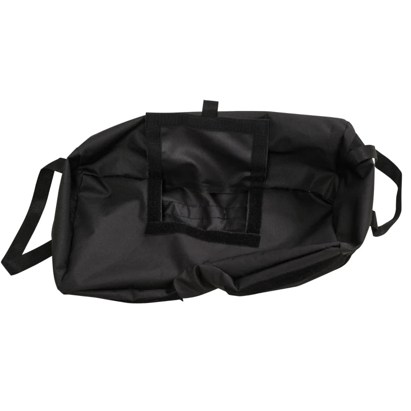 2pc Umbrella Base, Weight Bag, Garden Parasol Weight Base, Filled Sand Fits Most Umbrella w/ Scoop Up 55lbs, Black