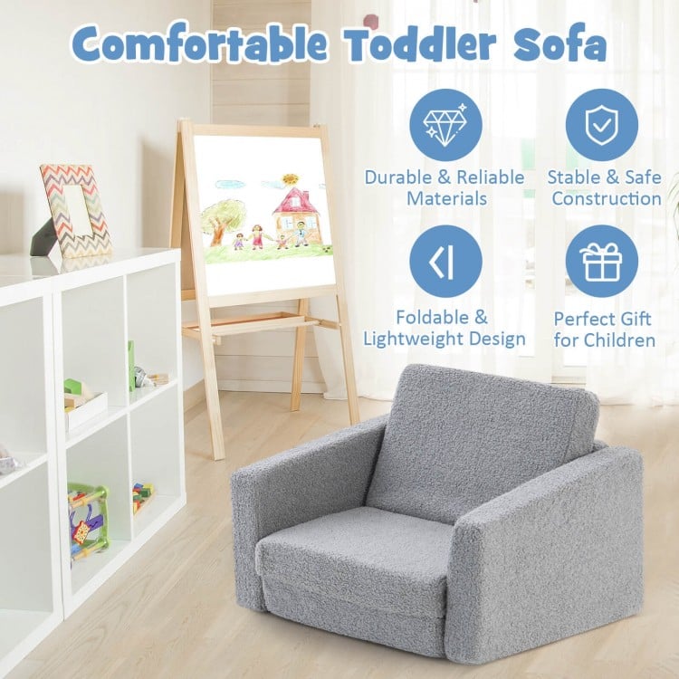 2-in-1 Toddler Fold out Couch