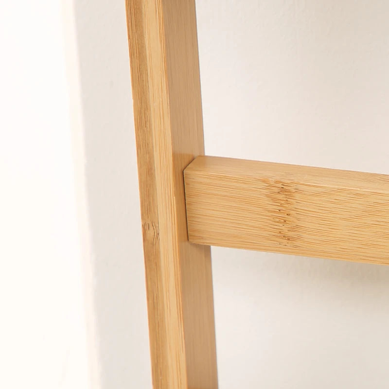 3-Tier Plant Stand, Plant Shelf Rack, Folding Bamboo Display Stand, 98x37x96.5cm, Natural