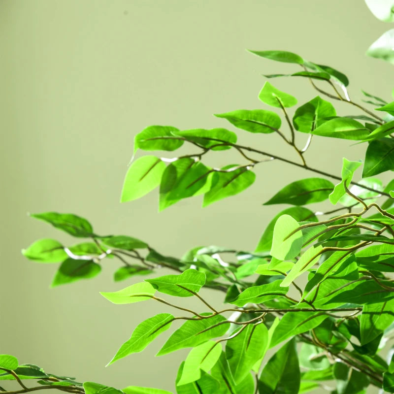 6ft Artificial Trees Ficus, Indoor Fake Plant with Pot, for Home Decor