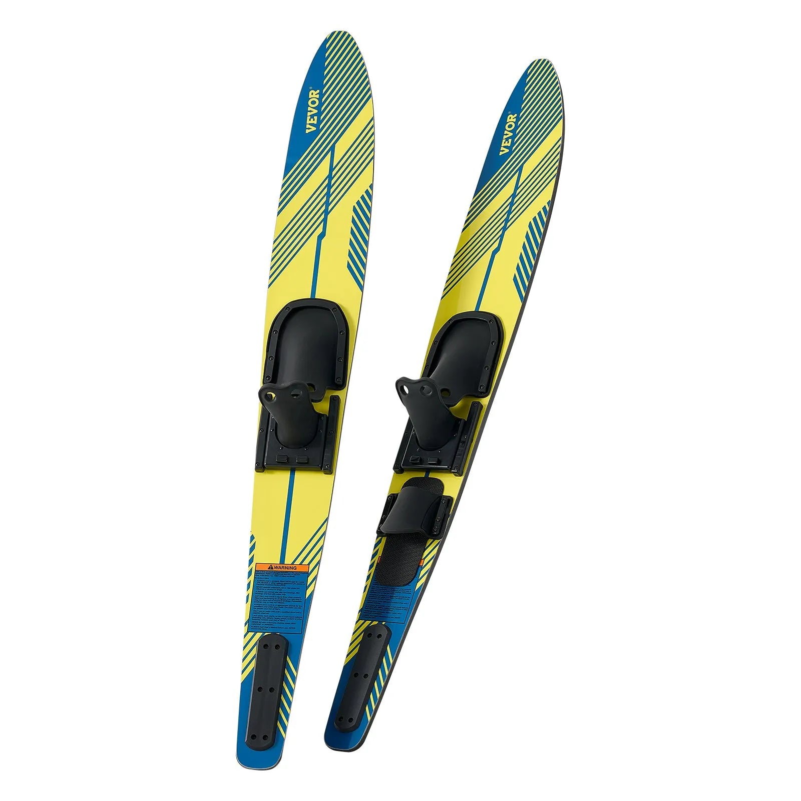 VEVOR 59-inch Water Skis Combo Adults Water Skis with X-7 Adjustable Bindings