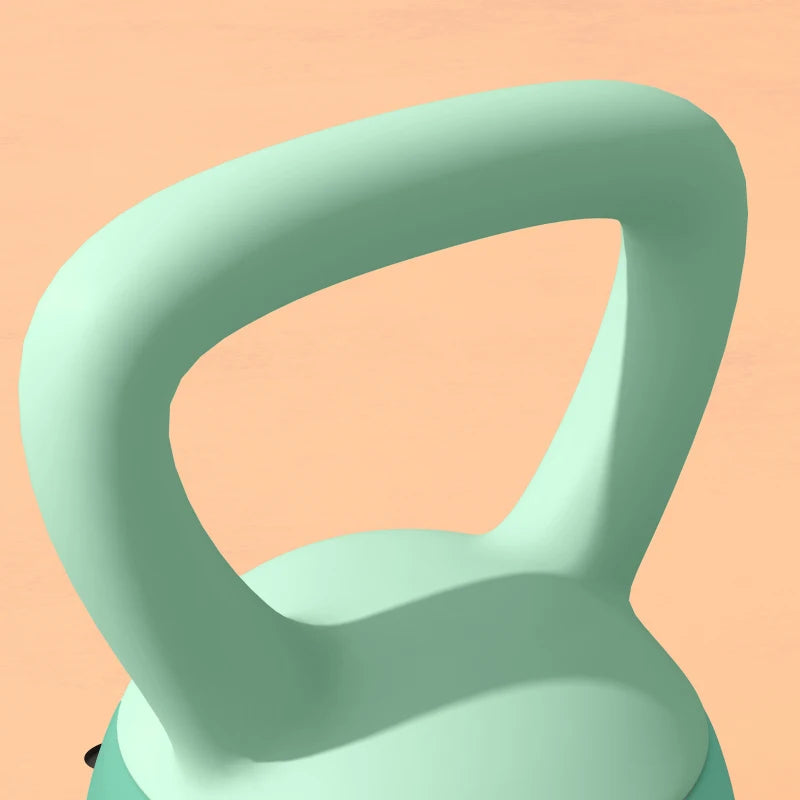 Soozier 22 lb Soft Kettlebell, Sand Filled Weight w/ Grip Handle, Kettlebell Weight for Full Body Workout and Strength Training
