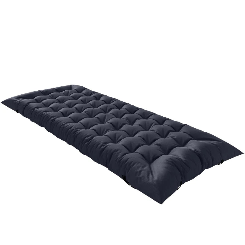 Sleeping Mat, Camping Mat Pad with Elastic Straps, Dark Grey