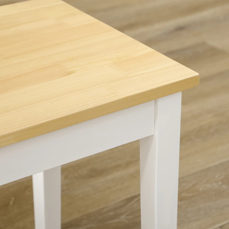 40" Wood Dining Bench for 2 People, Wooden Bench Seat for Kitchen, Dining Room, Entryway, Natural