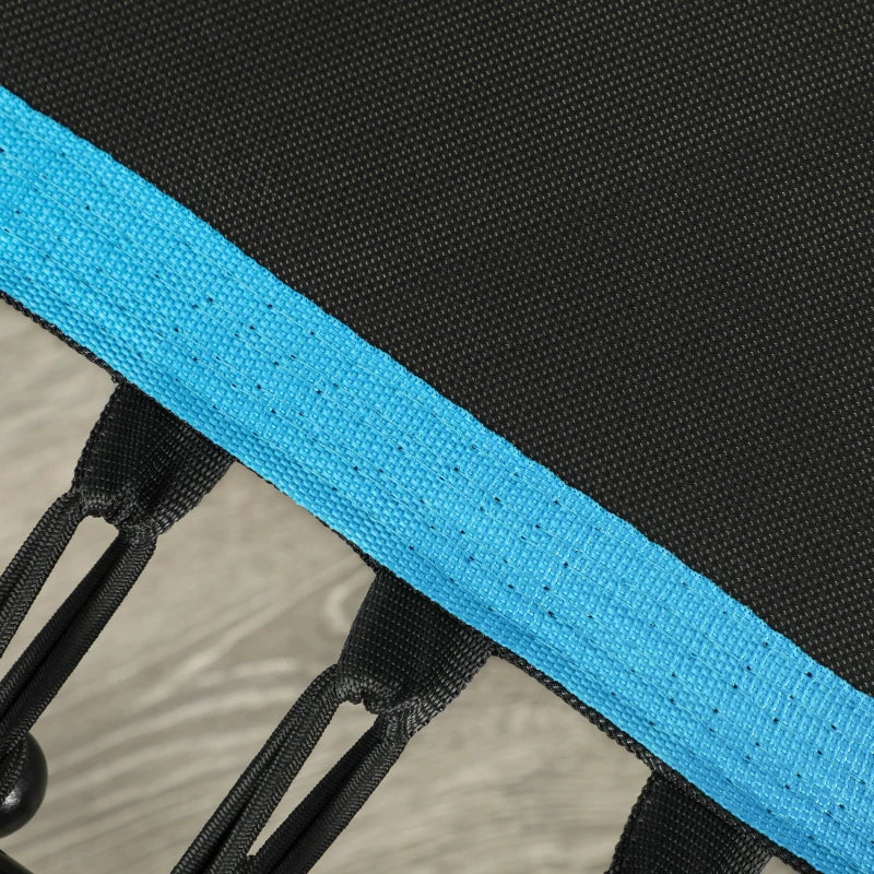Soozier 45" Rebounder Trampoline for Adult, Quiet Bungee Rebounder with Adjustable Handle, Blue