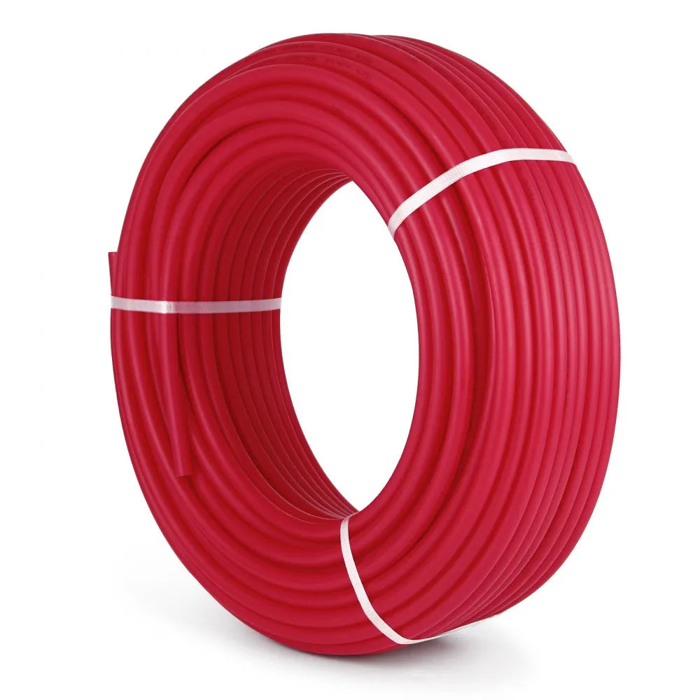 VEVOR 3/4" X 300Ft PEX Tubing Oxygen Barrier O2 EVOH Pex-B Red Hydronic Radiant Floor Heat Heating System Pex Pipe Pex Tube ,3/4" O2-Barrier, 300Ft/Red