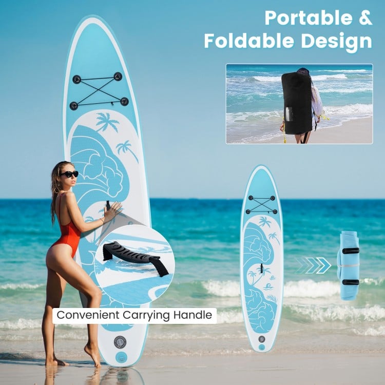 10/11 Feet Inflatable Stand Up Paddle Board with Premium SUP Accessories-S