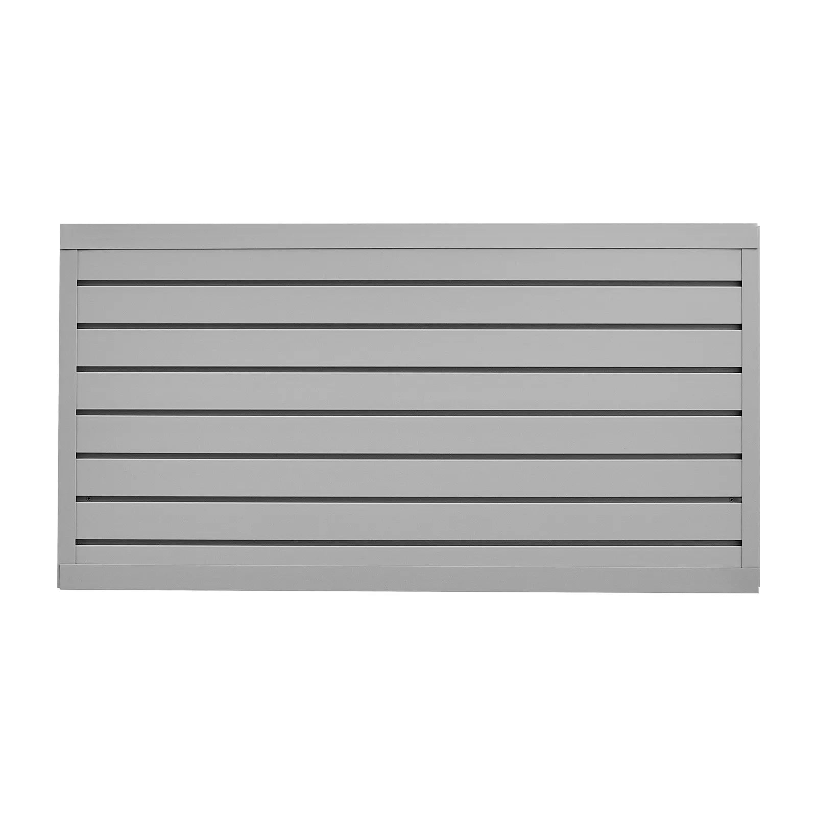 VEVOR 2 x 4 ft Slat Wall Paneling PVC Grey Garage Slatwall with Modular Design