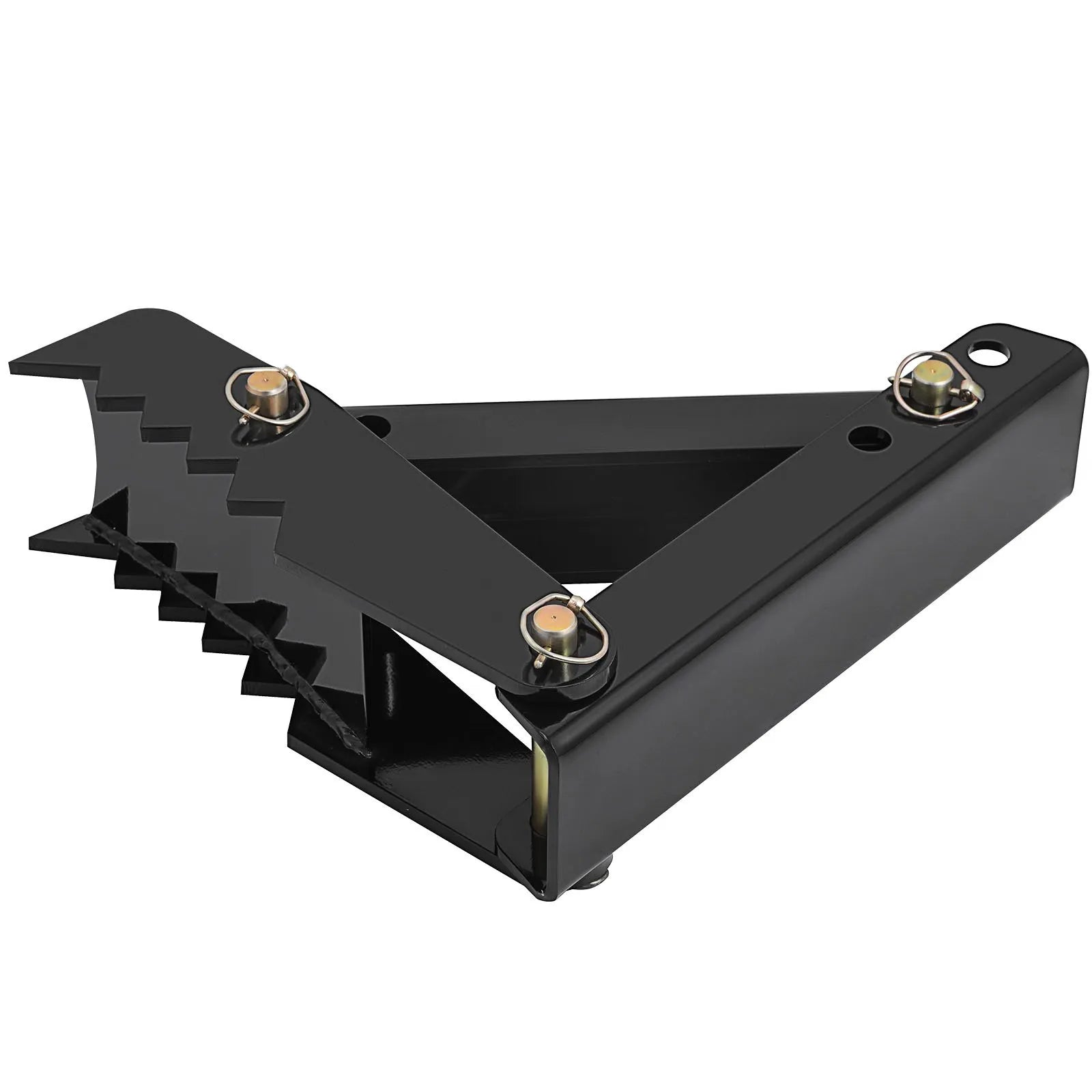 VEVOR 18" Backhoe Thumb, 1/2" Teeth Thickness Heavy Duty Excavator Thumb, Black Steel Weld On Thumb Attachments with 12mm Bolt-On Design Adjustable Mechanical Thumb for Backhoe/Excavator