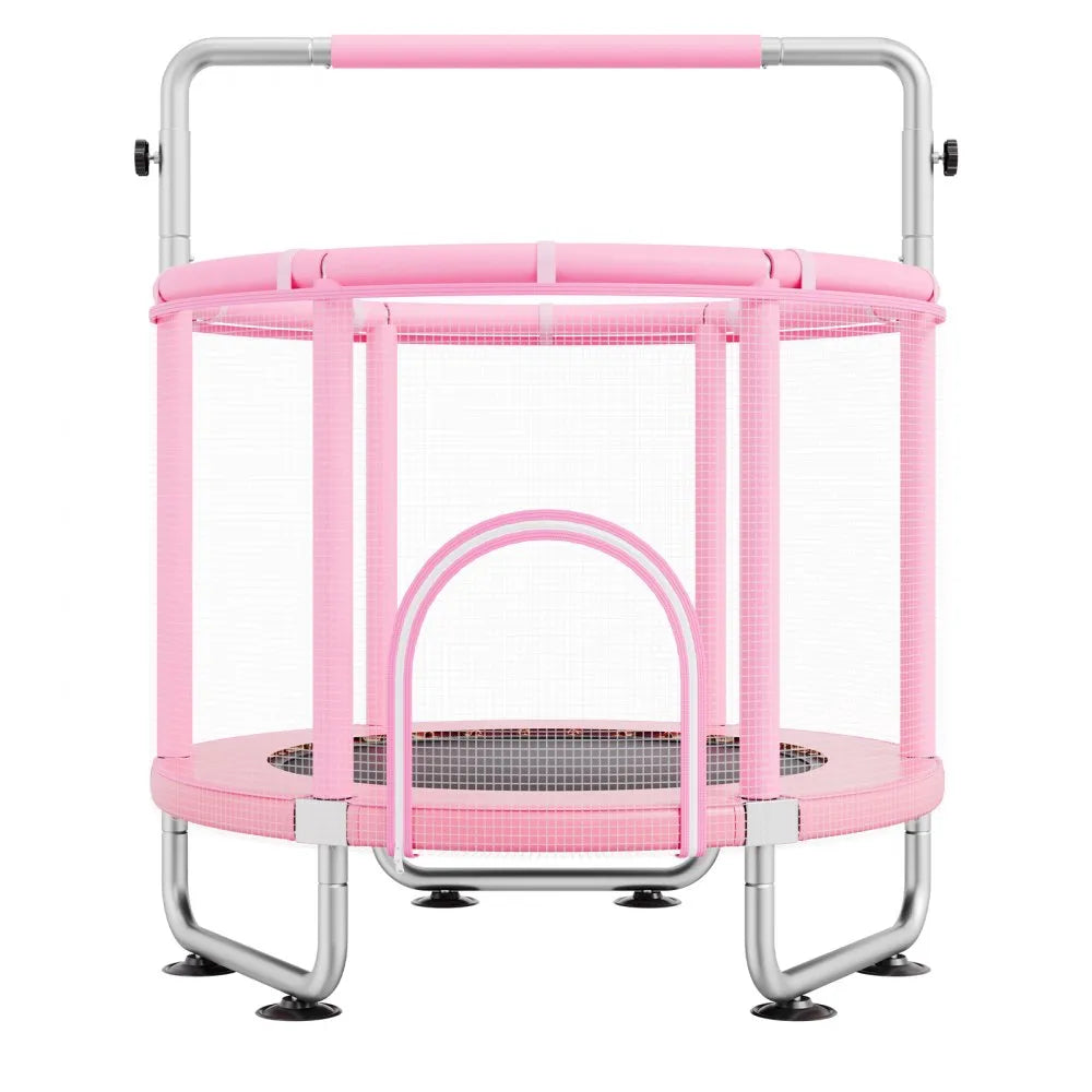 VEVOR 55" Trampoline for Kids Mini Toddler Trampoline with Net Indoor Outdoor