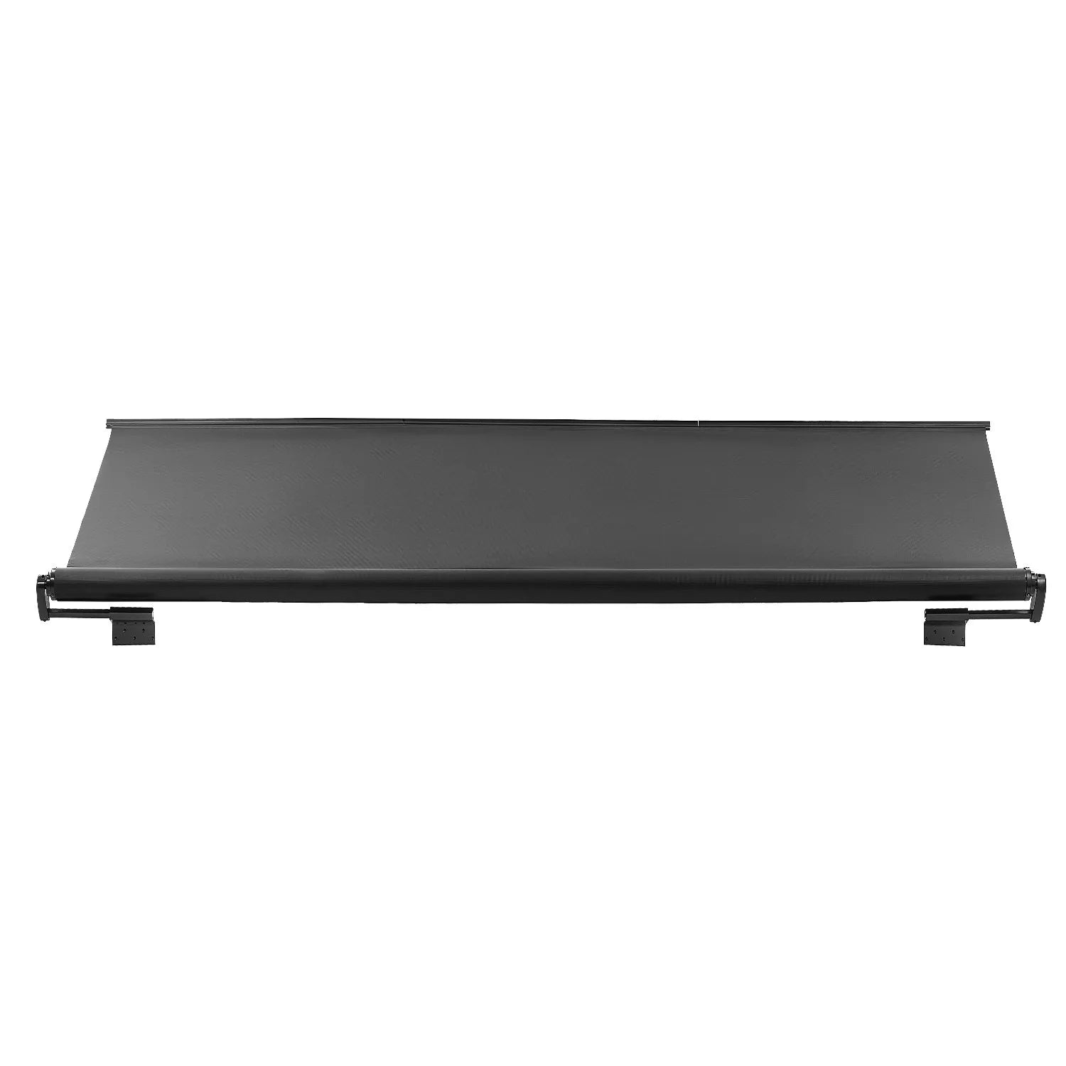VEVOR 12'7" (12'1") RV Slide Out Awning Black Slide Topper Awning for RVs